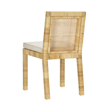 TOV Amara Cream Contract-Grade Linen Dining Chair Cream, Natural
