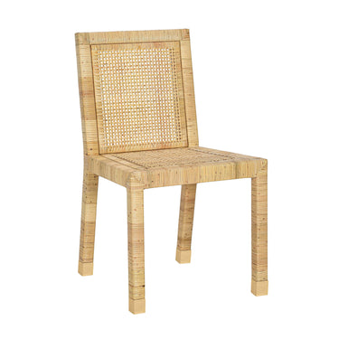 TOV Amara Cream Contract-Grade Linen Dining Chair Cream, Natural