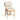 TOV Dorine Striped Performance Linen & Rattan Dining Chair, Khaki option, image 1