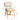 TOV Dorine Striped Performance Linen & Rattan Dining Chair, Khaki option, image 8
