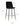 TOV Evora Black Velvet Counter Stool Set of 2