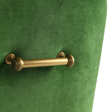 TOV Beatrix Performance Velvet Dining Chair Green