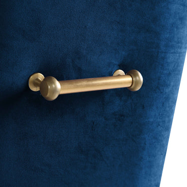 TOV Beatrix Performance Velvet Dining Chair Navy