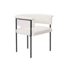 TOV Taylor Performance Linen Dining Chair Cream