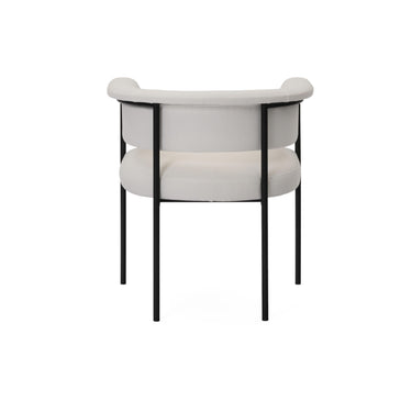 TOV Taylor Performance Linen Dining Chair Cream