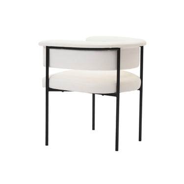 TOV Taylor Performance Linen Dining Chair Cream