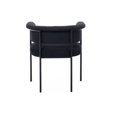 TOV Taylor Performance Linen Dining Chair Black