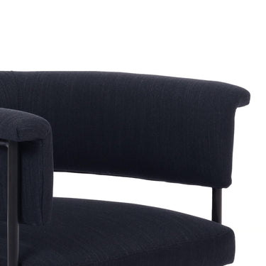 TOV Taylor Performance Linen Dining Chair Black