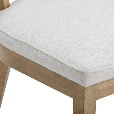 TOV Cosette Performance Linen Dining Chair Cream