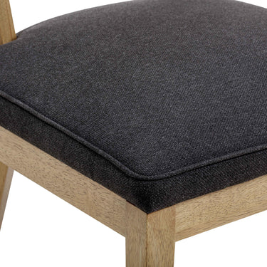 TOV Cosette Performance Linen Dining Chair Black