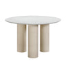 TOV Parcino 47" Faux Terrazzo Concrete Indoor/Outdoor Round Dining Table Terrazzo
