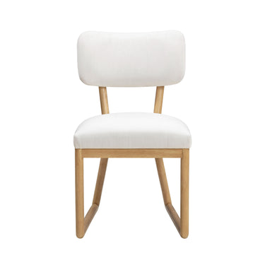 TOV Bobbie Upcycled Performance Fabric Dining Chair Cream
