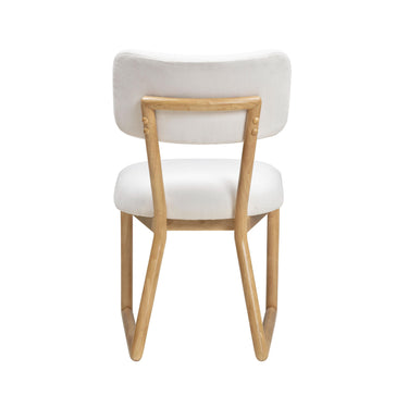 TOV Bobbie Upcycled Performance Fabric Dining Chair Cream