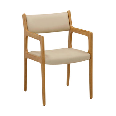 TOV Ari Cream Performance Vegan Leather Dining Chair - Set of 2 Cream - ON FINAL SALE