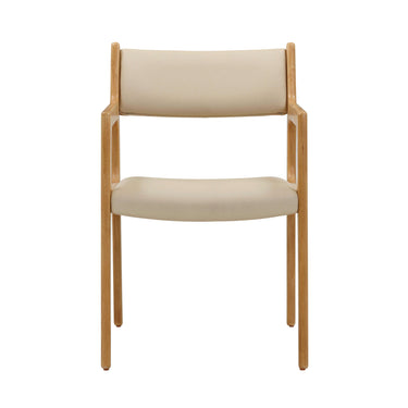 TOV Ari Cream Performance Vegan Leather Dining Chair - Set of 2 Cream - ON FINAL SALE