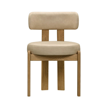TOV Odessa Performance Vegan Leather Dining Chair Taupe