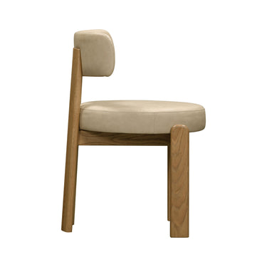 TOV Odessa Performance Vegan Leather Dining Chair Taupe