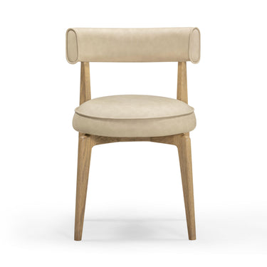 TOV Nikita Performance Vegan Leather Dining Chair Taupe