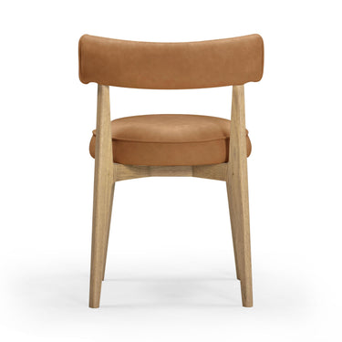 TOV Nikita Performance Vegan Leather Dining Chair Brown
