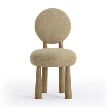 TOV Sulley Performance Basketweave Dining Chair Honey
