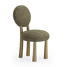 TOV Sulley Performance Basketweave Dining Chair Olive Green