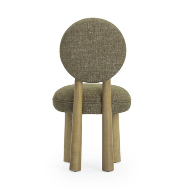 TOV Sulley Performance Basketweave Dining Chair Olive Green