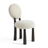 TOV Sulley Cream Performance Chenille Dining Chair Cream