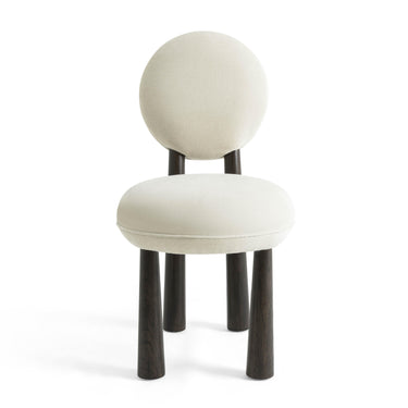 TOV Sulley Cream Performance Chenille Dining Chair Cream