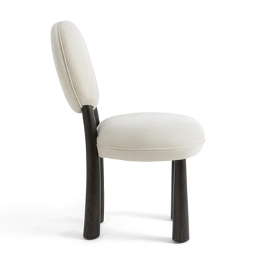TOV Sulley Cream Performance Chenille Dining Chair Cream