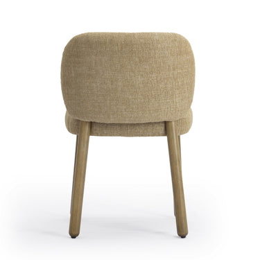 TOV Foxy Textured Performance Fabric Dining Chair Honey
