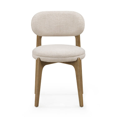 TOV Carnation Performance Fabric Dining Chair Cream