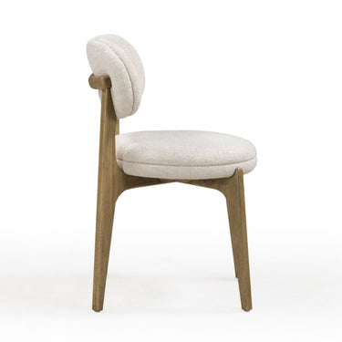 TOV Carnation Performance Fabric Dining Chair Cream