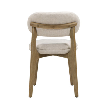 TOV Carnation Performance Fabric Dining Chair Cream
