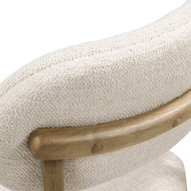 TOV Carnation Performance Fabric Dining Chair Cream