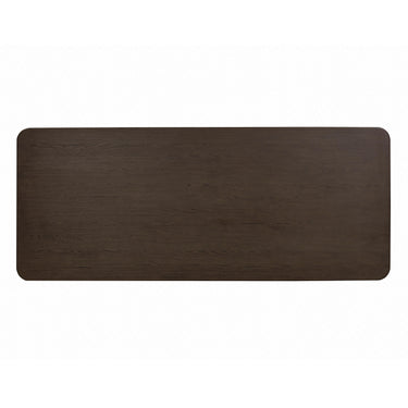 TOV Akola 106" Oak Rectangular Dining Table Dark Brown