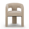 TOV Malone Performance Chenille Dining Chair Taupe