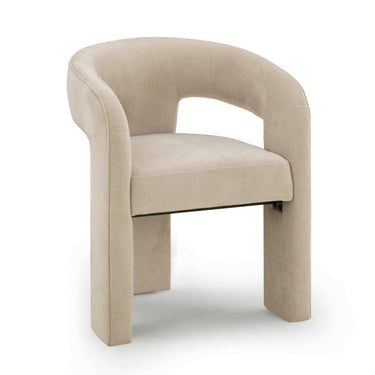 TOV Malone Performance Chenille Dining Chair Taupe