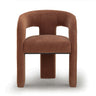TOV Malone Performance Chenille Dining Chair Rust