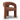 TOV Malone Performance Chenille Dining Chair Rust