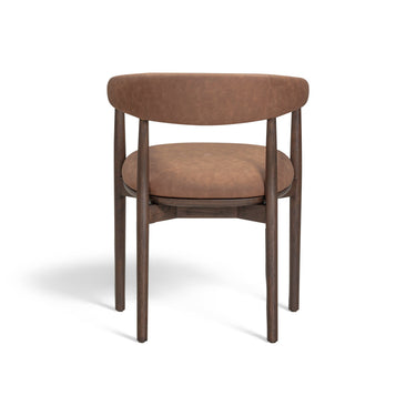 TOV Vina Performance Vegan Leather Dining Chair Brown