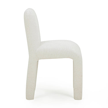 TOV Georgia Performance Chenille Dining Chair Cream