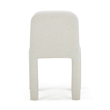 TOV Georgia Performance Chenille Dining Chair Cream