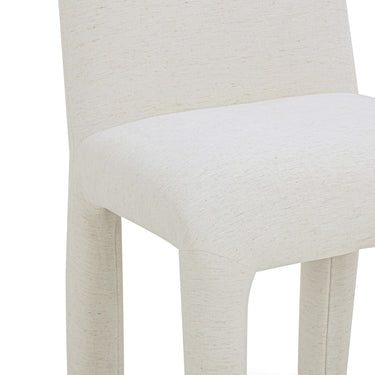 TOV Georgia Performance Chenille Dining Chair Cream