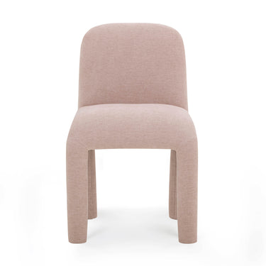 TOV Georgia Performance Chenille Dining Chair Light Pink