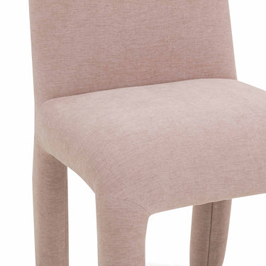 TOV Georgia Performance Chenille Dining Chair Light Pink