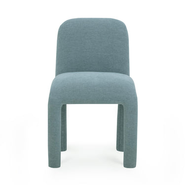 TOV Georgia Performance Chenille Dining Chair Light Blue