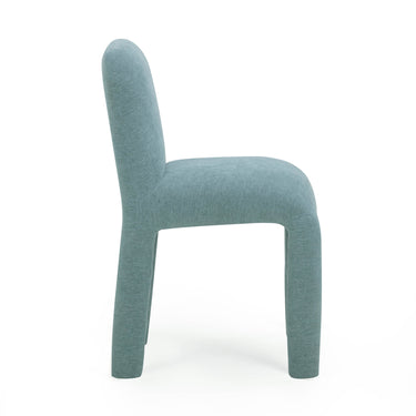 TOV Georgia Performance Chenille Dining Chair Light Blue