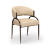 TOV Tatum Performance Vegan Leather Dining Chair Taupe