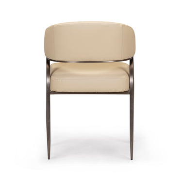 TOV Tatum Performance Vegan Leather Dining Chair Taupe
