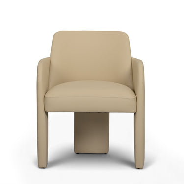 TOV Leo Performance Vegan Leather Dining Chair Taupe